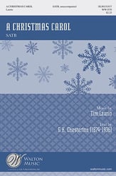 A Christmas Carol SATB choral sheet music cover